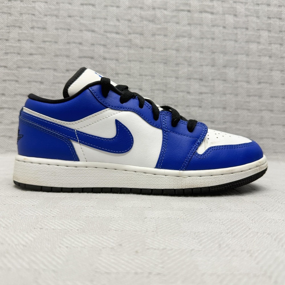 Air Jordan 1 Retro OG Low Game Royal Sneakers Kids Size 6.5 Youth
